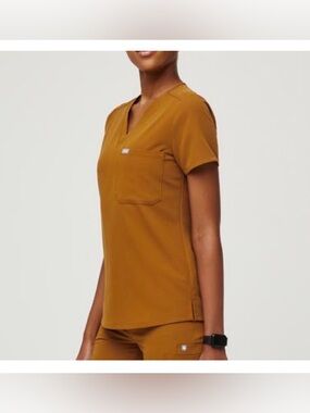 FIGS Catarina One-Pocket Scrub Atlantic Fall Limited Edition Top Size S PO2130